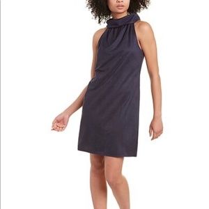 New Sail to Sable Navy Cowl neck Dress